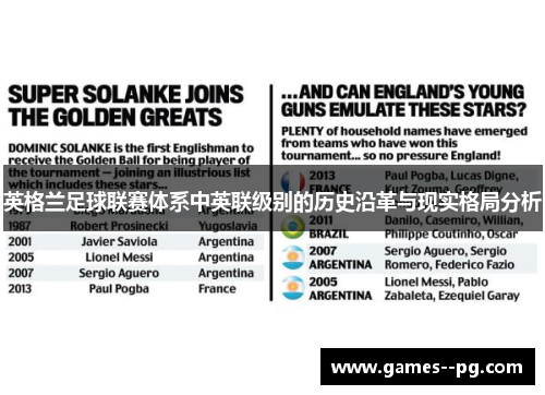 英格兰足球联赛体系中英联级别的历史沿革与现实格局分析